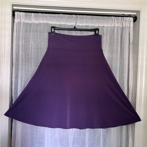 LuLaRoe XL Purple Azure Skirt